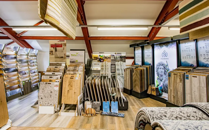 Carpet & Vinyl Showroom Branding Photography - Batley -16