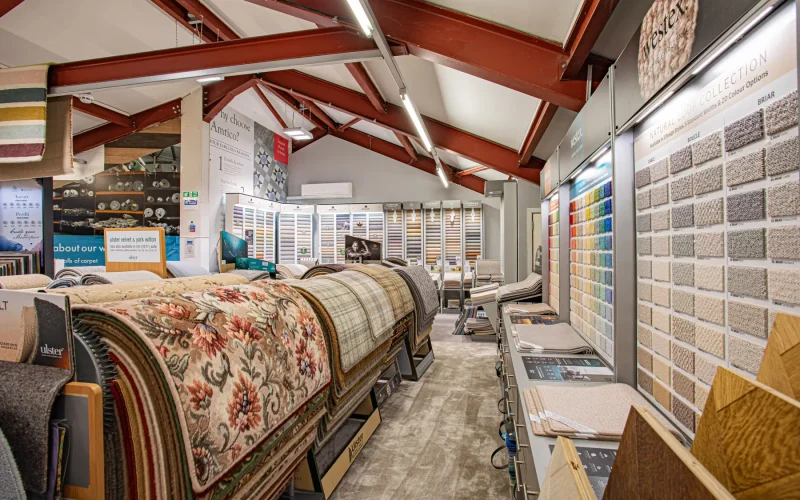 Carpet & Vinyl Showroom Branding Photography - Batley -23