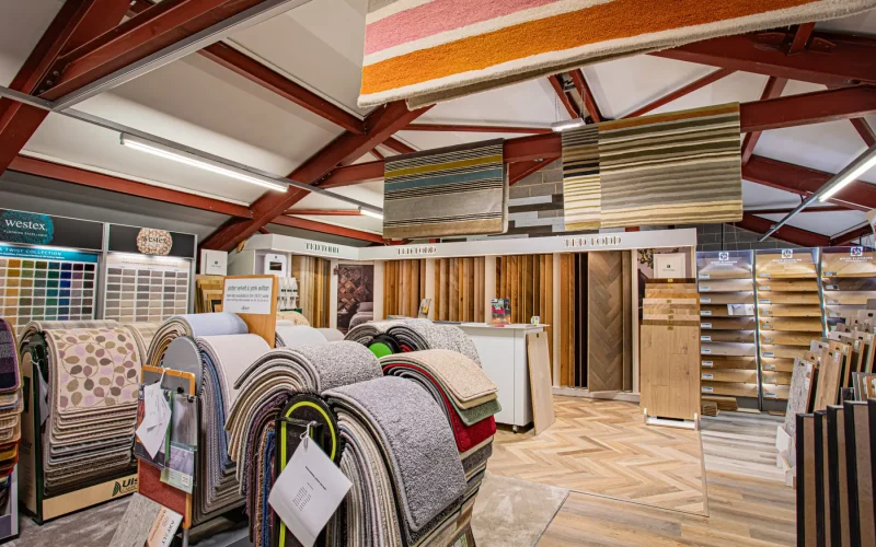 Carpet & Vinyl Showroom Branding Photography - Batley -26